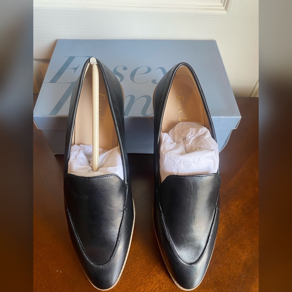Essex lane black leather woman’s shoes